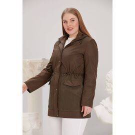 Women's Trench Coat with Mesh Detail