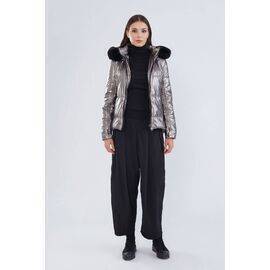 Women's Hooded Coat Collar Fur Detail (Mont)