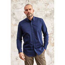 Oxford Classic Fit Buttoned Collar Long Sleeve Cotton Shirt