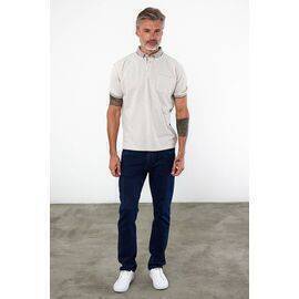 Polo Collar Short Sleeve T-Shirt with Pockets