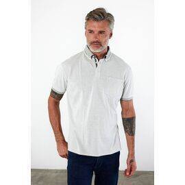 Polo Collar Short Sleeve T-Shirt with Pockets