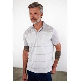 Polo Collar Short Sleeve T-Shirt with Pockets