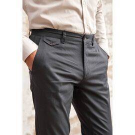 Gabardine Trousers with Side Pockets