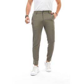 Straight Cut Flexible Lycra Ankle Length Fabric Trousers