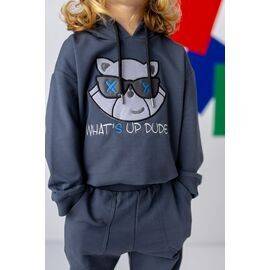 Cat Embroidered Hoodie for Boys