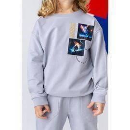 Space Printed Sweatshirt for Boys