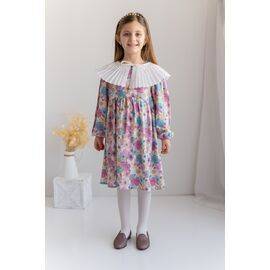 Patterned Woven Dress for Girls