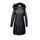 Women's Quilted Coat with Raccoon Fur Hood (Kaban)