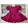 Burgundy tafeta dress