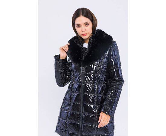 Women's Quilted Coat with Fur Collar (Kaban)