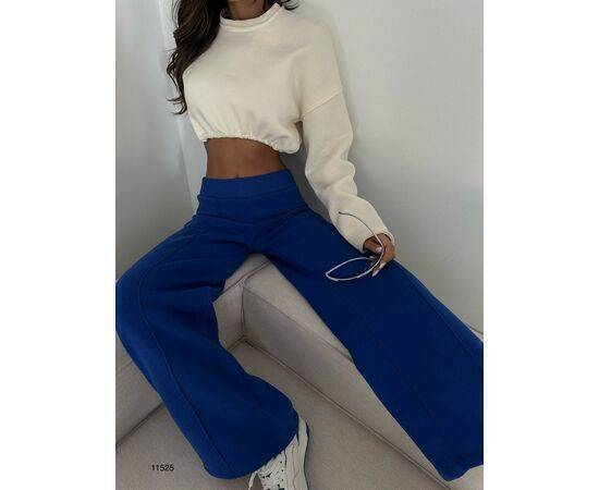 Women's High Waist Striped Wide Leg Tracksuit