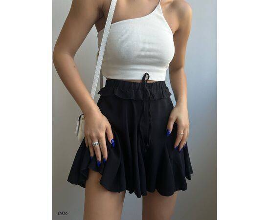 Women's Elastic Waist Pleated Skirt