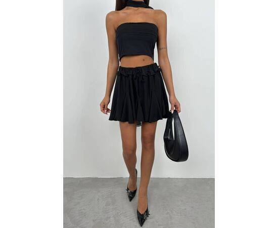 Women's Pleated Mini Skirt