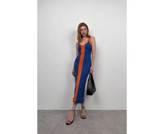 Women's Double Color Slit Detail Dress