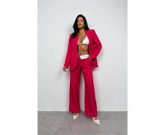 Women's Waist Fold Trousers & Blazer Jacket Set