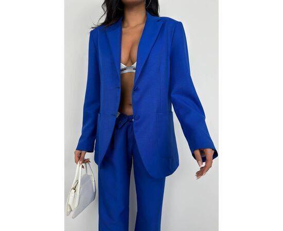 Women's Waist Fold Trousers & Blazer Jacket Set