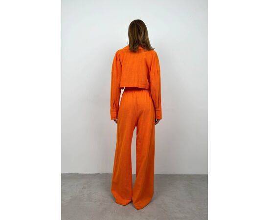 Women's Oversize Crop Shirt & Wide Leg Trousers Set