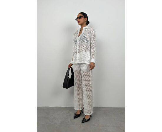 Women's Embroidery Shirt & Trousers Set