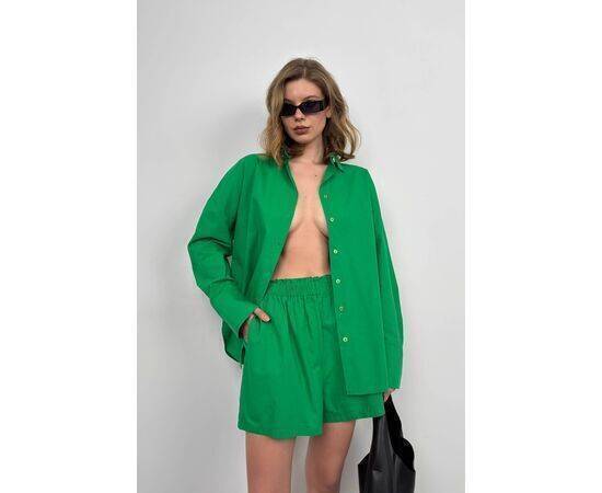 Women's Oversize Shirt & Drawstring Shorts Set