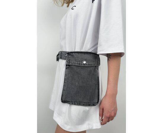 Women's Denim Belt with Cargo Bag