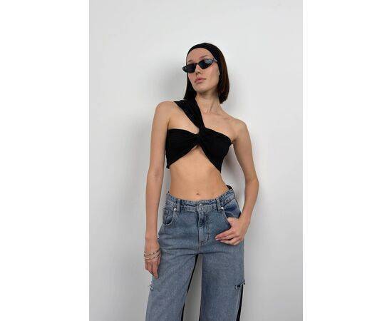 Women's Asymmetrical Tie Crop