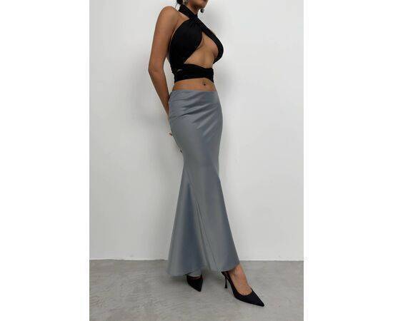 Women's Maxi Length Satin Skirt