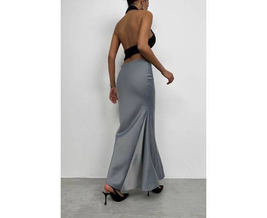 Women's Maxi Length Satin Skirt