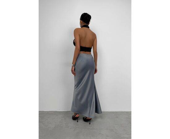 Women's Maxi Length Satin Skirt