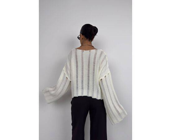 Women's Laser Cut Knitwear Sweater