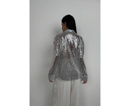 Women's Sequined Oversize Shirt