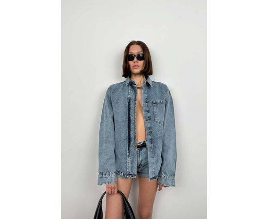 Women's Oversize Denim Shirt