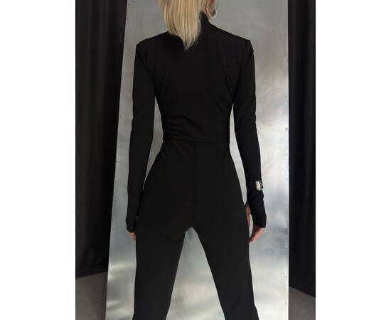 Women's Turtleneck Jumpsuit with Zipper