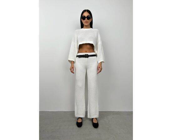 Women's Oversize Knitwear Blouse & Trousers Set