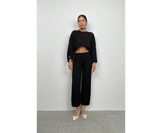 Women's Oversize Knitwear Blouse & Trousers Set