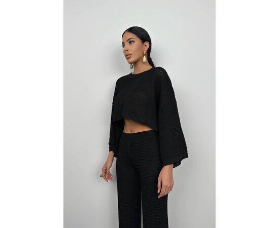 Women's Oversize Knitwear Blouse & Trousers Set