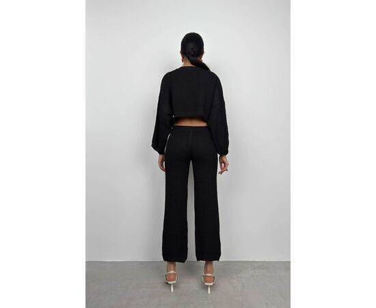 Women's Oversize Knitwear Blouse & Trousers Set