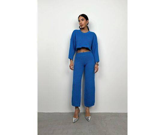 Women's Oversize Knitwear Blouse & Trousers Set