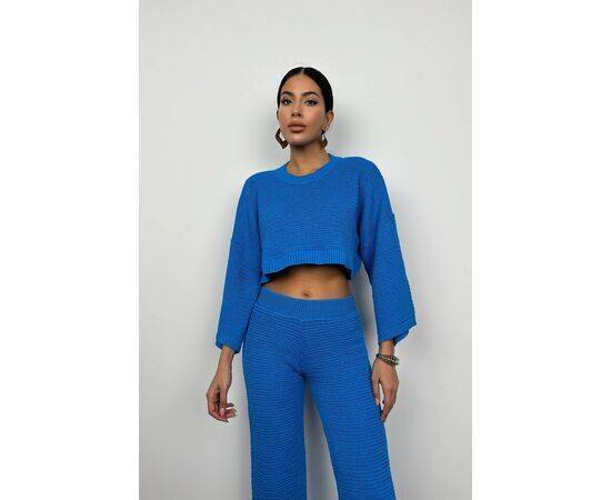 Women's Oversize Knitwear Blouse & Trousers Set