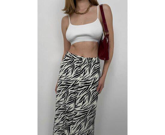 Women's Printed Front Slit Skirt