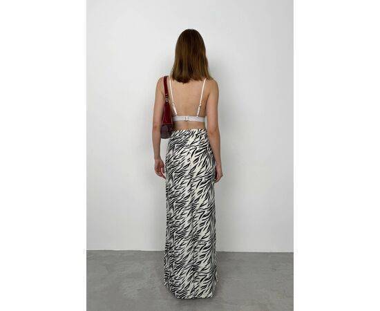 Women's Printed Front Slit Skirt