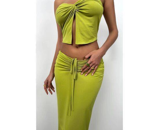 Women's Ruffle Detail Maxi Skirt