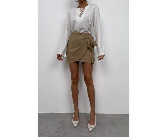 Women's Wrap Linen Skirt