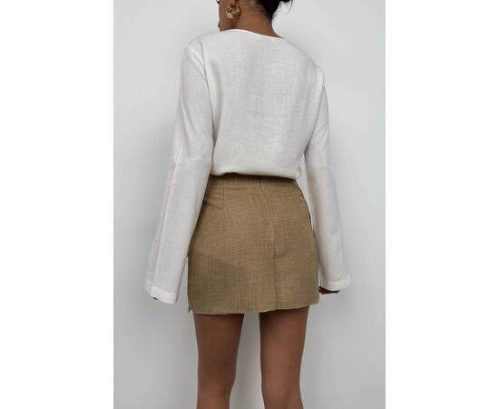 Women's Wrap Linen Skirt