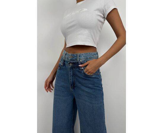 Women's Double Belt High Waist Jeans