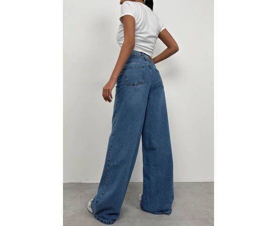 Women's Double Belt High Waist Jeans