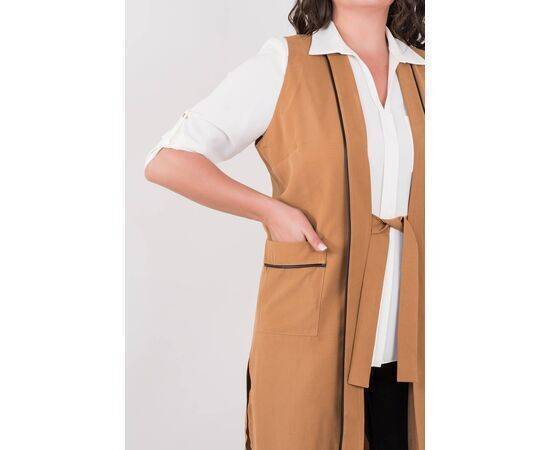 Sleeveless Suede Vest