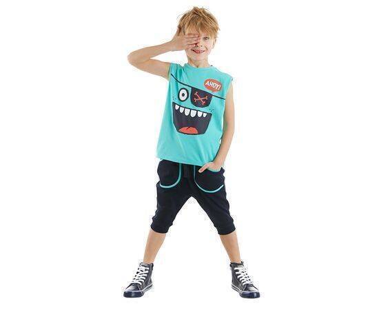 Boy's T-shirt&Capri Pants Set