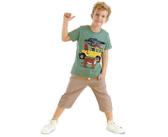 Boy's T-shirt&Twill Capri Pants Set