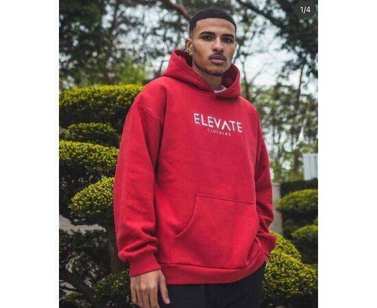 Refined Oversize Elevate Hoodie Thick Soft-Touch Fabric