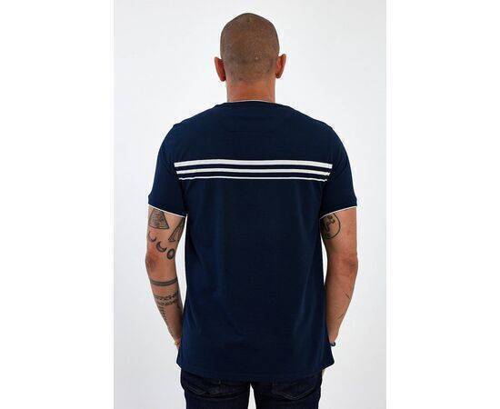 Crew-Neck Striped Short Sleeve T-shirt